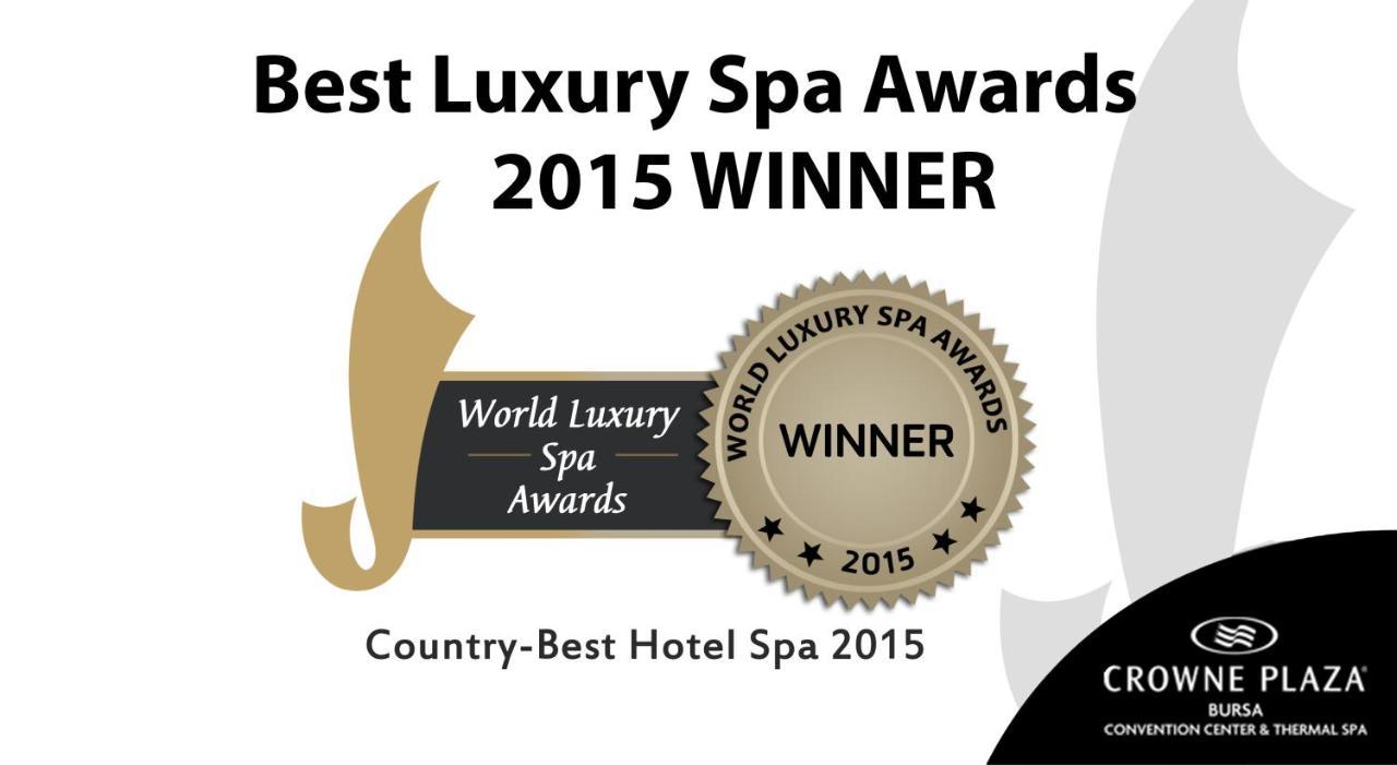 Crowne Plaza Bursa Convention Center & Thermal Spa By Ihg Exteriör bild World Luxury Spa Awards 2015
