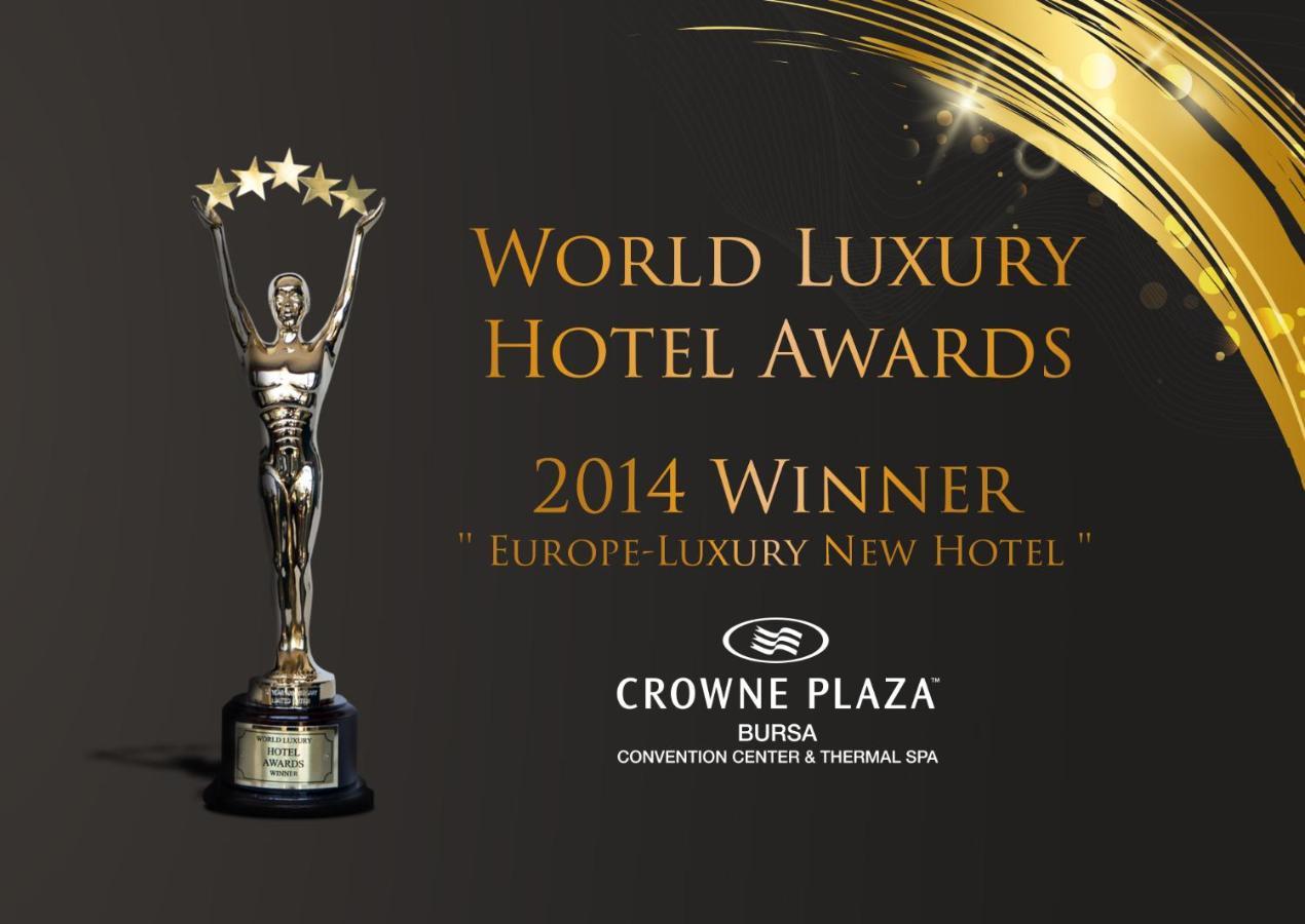 Crowne Plaza Bursa Convention Center & Thermal Spa By Ihg Exteriör bild World Luxury Hotel Awards 2014