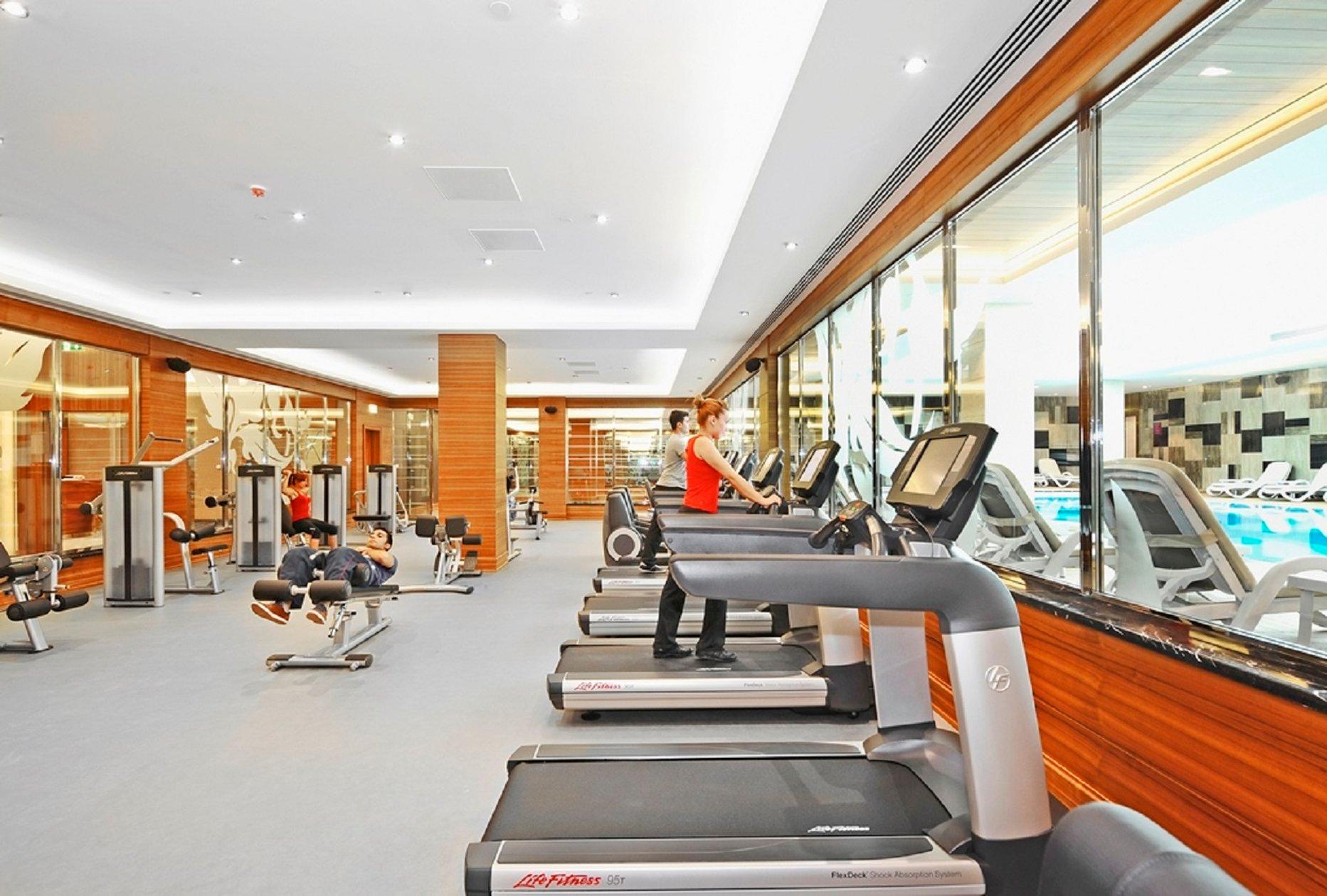 Crowne Plaza Bursa Convention Center & Thermal Spa By Ihg Exteriör bild The gym at the hotel